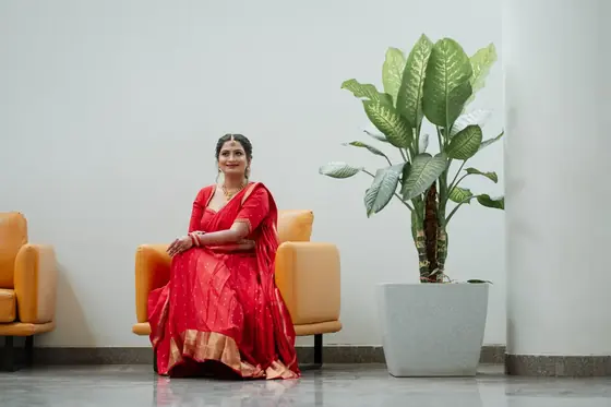 The room, before — Likitha & Arun, Shivamogga